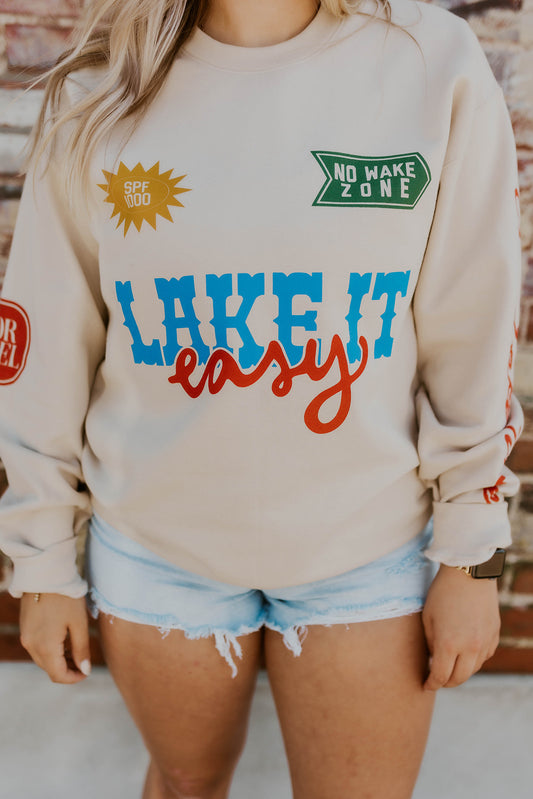 Lake It Easy Sweatshirt (RESTOCK COMING)