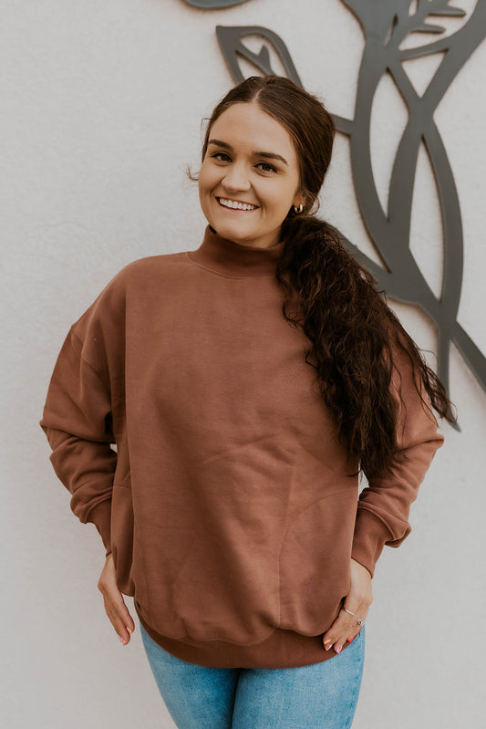 Better Than The Others Pullover- Cocoa