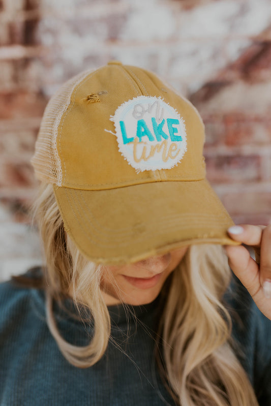 On Lake Time Hat- Mustard