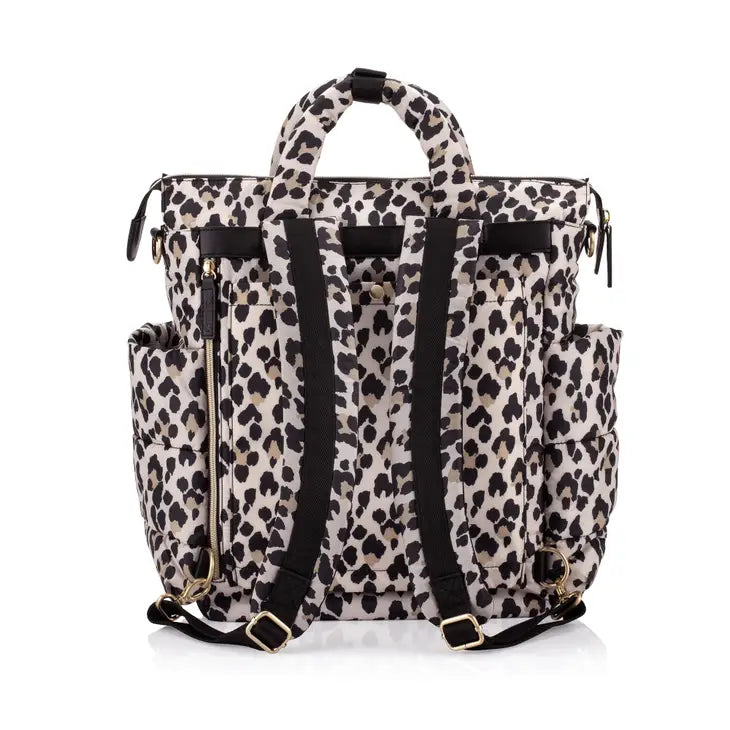 Dream Convertible Leopard Diaper Bag- Itzy Ritzy
