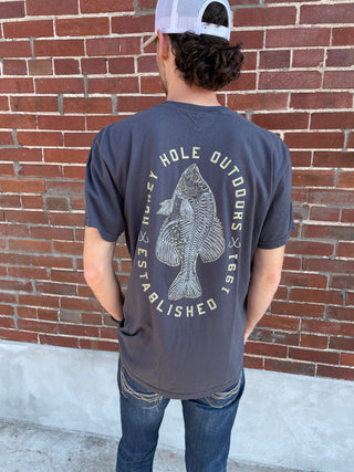 Skelly Crappie Graphic Tee- Honey Hole