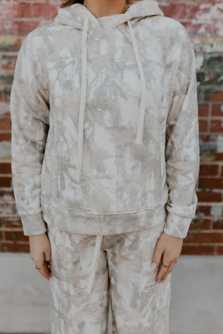 Neutral Camo French Terry Hoodie