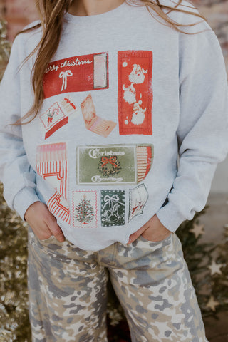 Merry & Bright Matchbox Graphic Sweatshirt