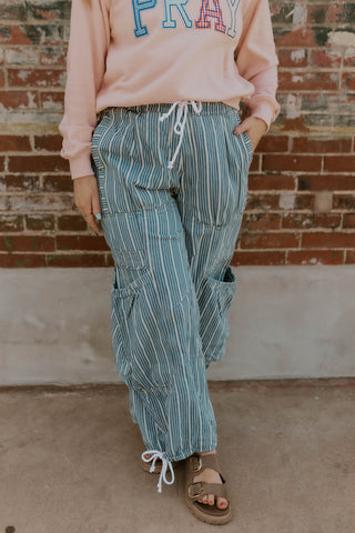 City Stripe Pants