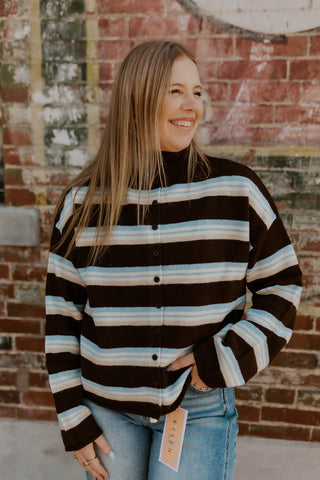 Plot Twist Striped Sweater