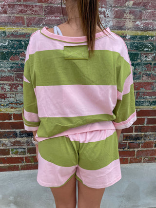Sweet Escape Striped Shorts