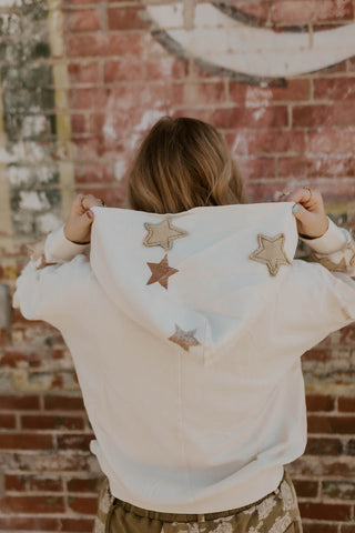 Starfall Hoodie- Ecru
