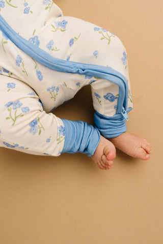 Blue Blooms Bamboo Sleeper