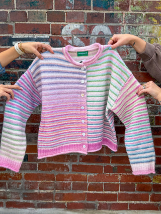 Sugar Rush Cardigan- Strawberry Mix