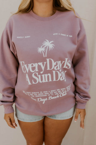 Everyday Is Sunday Graphic Sweatshirt