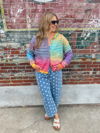 Downtown Dot Denim Pants