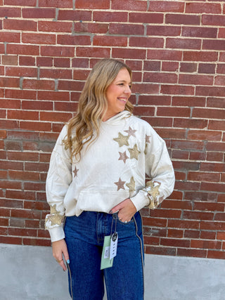 Starfall Hoodie- Ecru