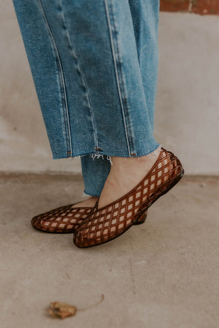 Bali Jellie Flats- Brown
