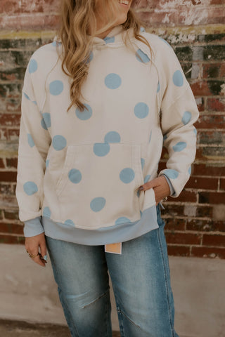 Poppy Polka Dot Hoodie