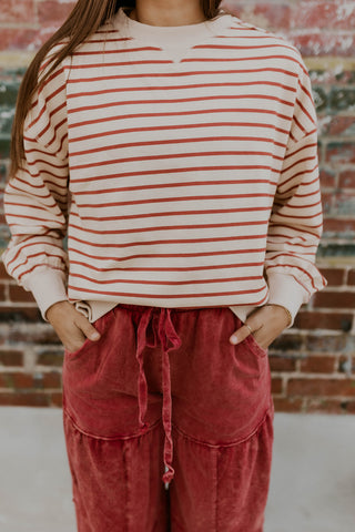 Brick Striped Pullover