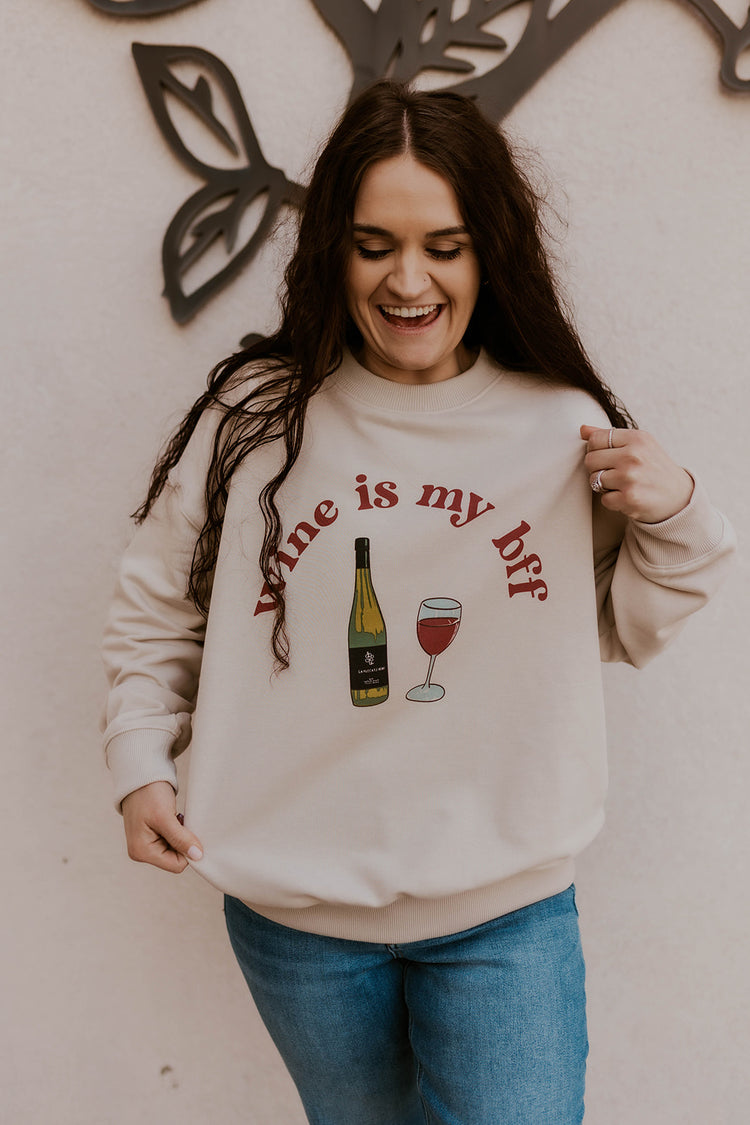 Wine Is My BFF Sweatshirt