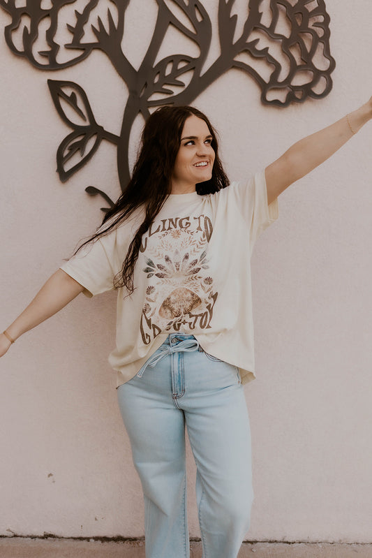 Cling To Grace And Joy Graphic Tee