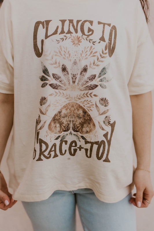 Cling To Grace And Joy Graphic Tee