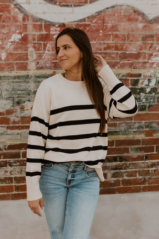 Oversized Side Slit Sweater