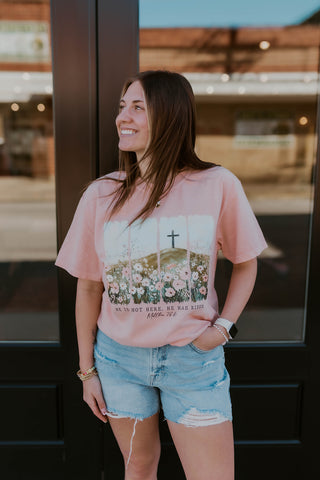 He Is Risen Graphic Tee