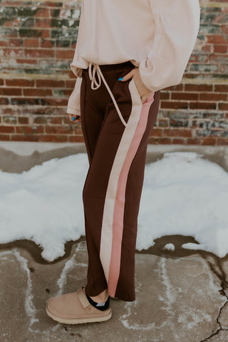 Double Stripe Scuba Pants