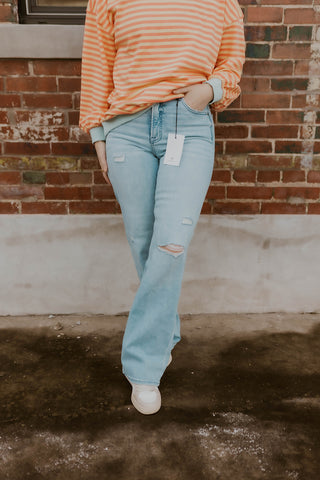 Logan High Rise Dad Jean- Hidden