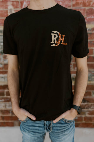 Men's Smoked Graphic Tee- Red Dirt