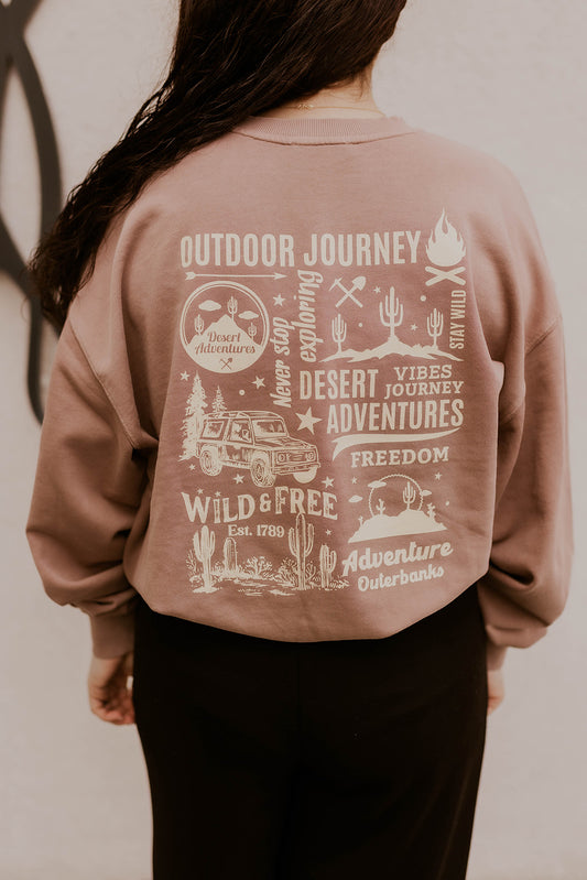 Outdoor Journey Graphic Sweatshirt