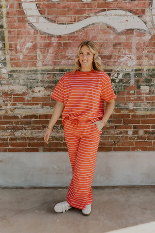 Rosy Rebel Striped Top