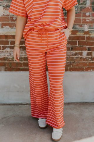 Rosy Rebel Striped Pants