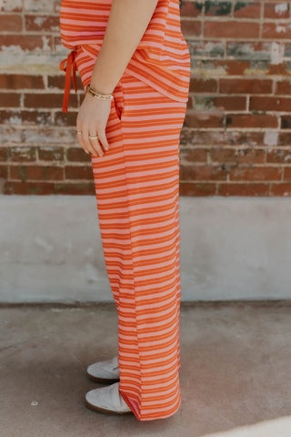 Rosy Rebel Striped Pants