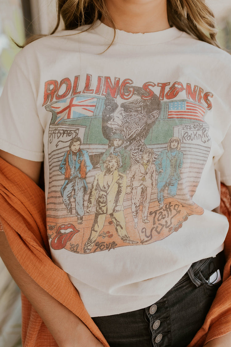 Rolling Stones Tattoo You Thrifted Graphic Tee