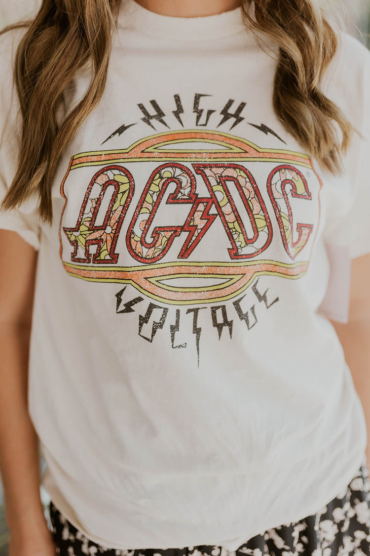 ACDC Voltage Thrifted Graphic Tee