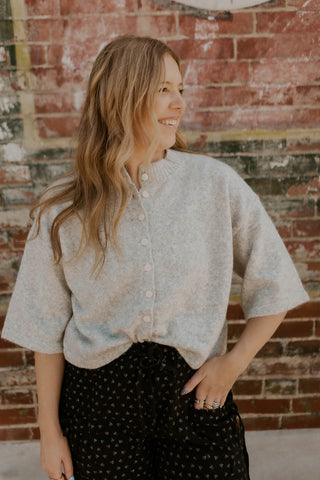 Autumn Avenue Sweater- Heather Grey