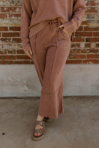 Hot Cocoa Ribbed Pants