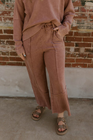 Hot Cocoa Ribbed Pants