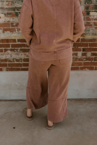 Hot Cocoa Ribbed Pants