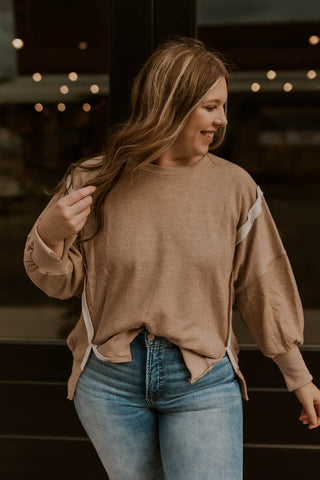 Jamie Taupe Pullover