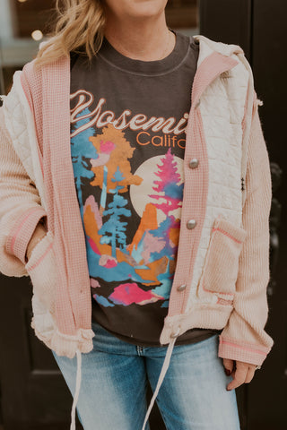 Pretty In Pink Patched Jacket