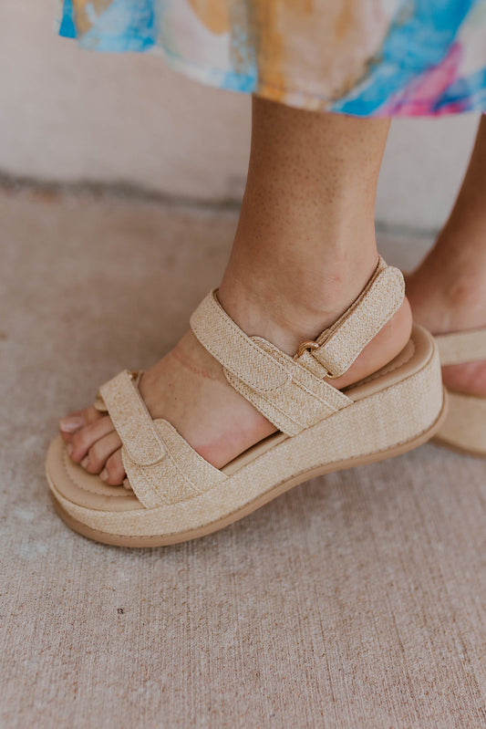 Cyra Double Strap Sandal- Chinese Laundry