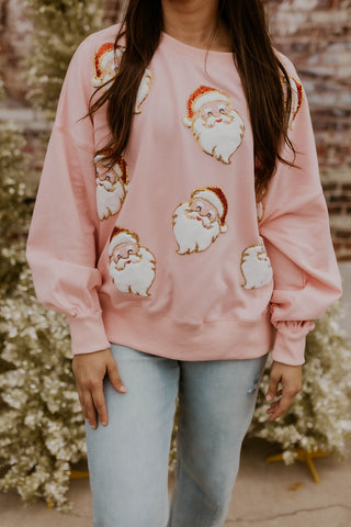 Santa Applique Sweatshirt