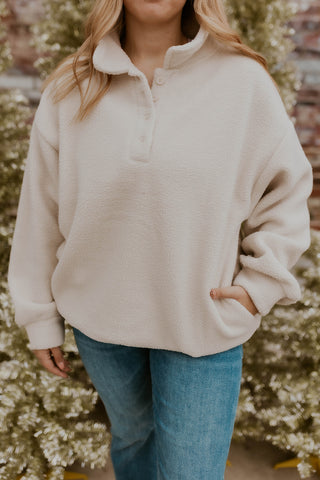 Ecru Teddy Pullover