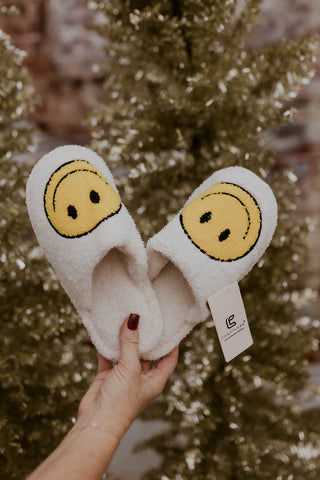 Traditional Happy Face Slippers