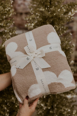 Comfy Luxe Retro Daisy Blanket