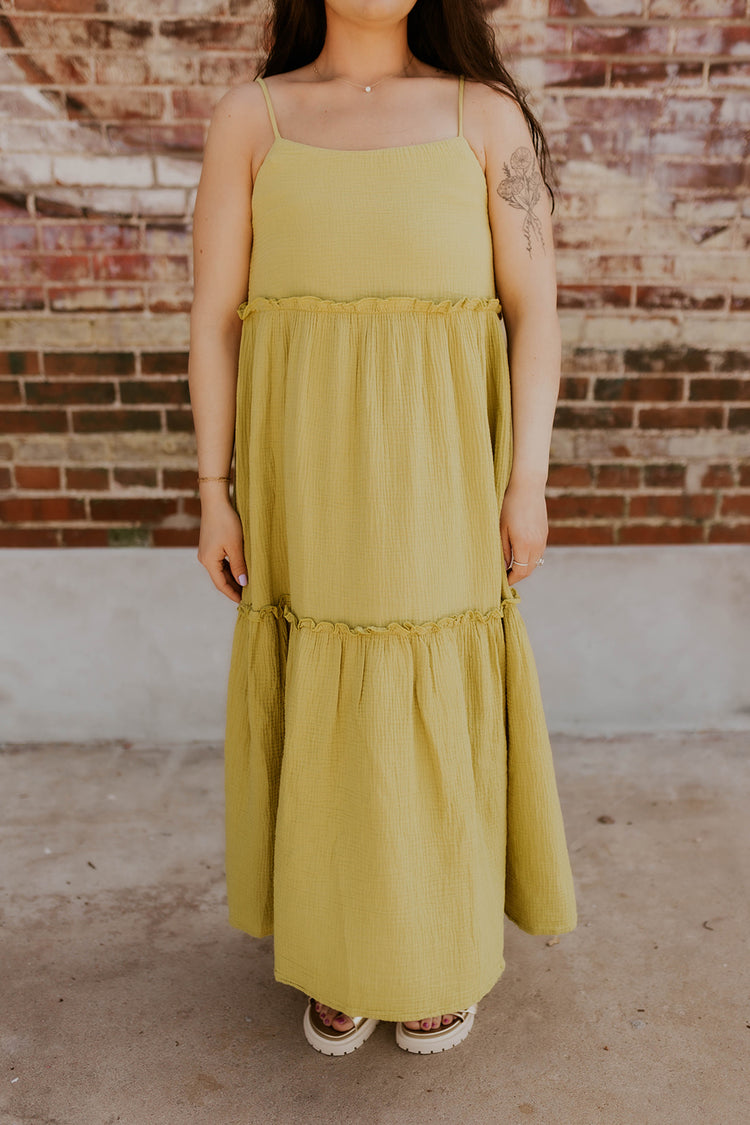 Side Of Lime Maxi Dress