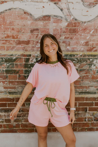 Sunbeam Striped Set- Matcha