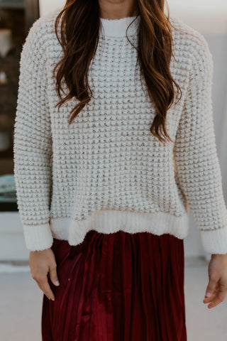 A Pop Of Shimmer Sweater