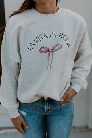 La Vita In Rosa Sweatshirt