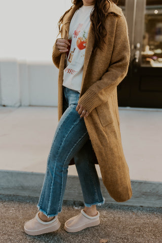 Mustard Duster Cardigan