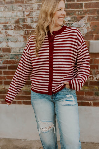 Color Mix Sweater- Pink